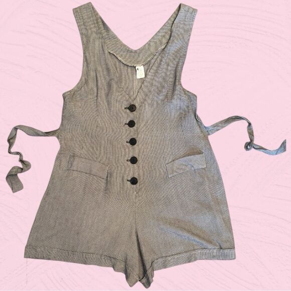 90s vintage houndstooth romper - Picture 5 of 10